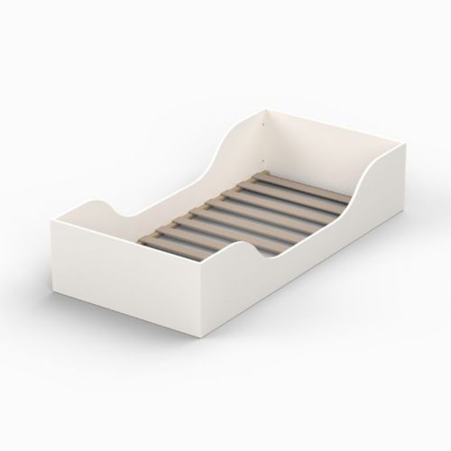 Lit Enfant Inspiration Montessori Au Sol , Coloris Blanc 90x190