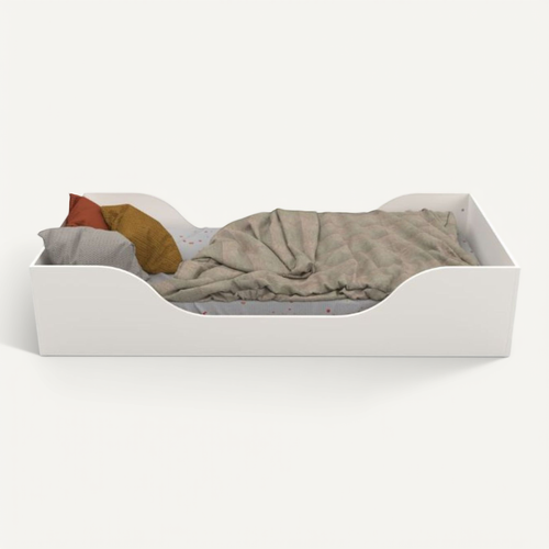 Lit Enfant Inspiration Montessori Au Sol , Coloris Blanc 90x190