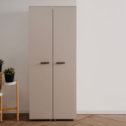 Meuble à Chaussures 2 Portes 35 Paires Beige