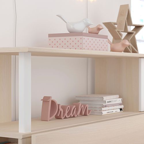 Tête De Lit 90 Cm Bicolore
