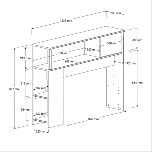 Tête De Lit 90 Cm Bicolore