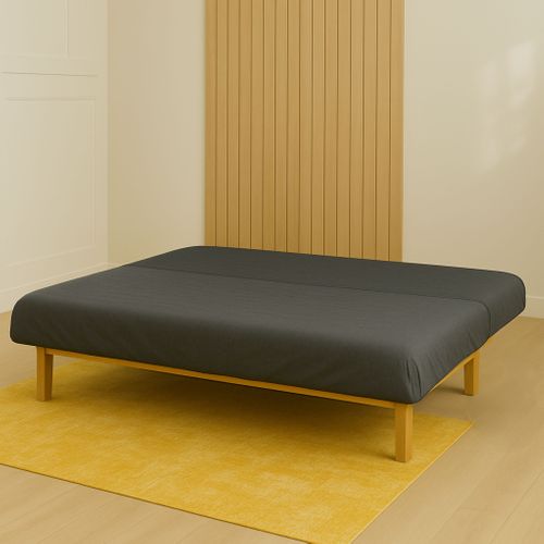 Drap Housse Pour Matelas Clic-clac Gris Foncé 130x190 Cm