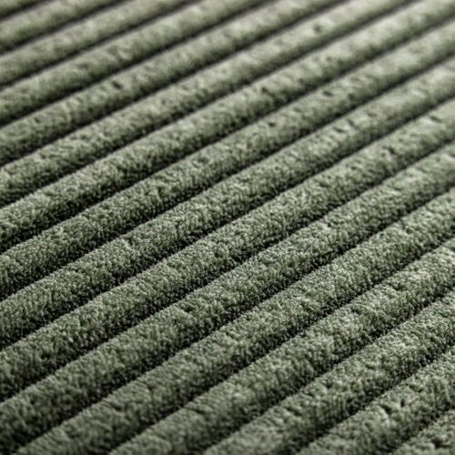 Lit 140x200 Avec Tête De Lit En Velours Côtelé Kaki