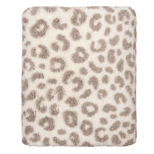 Plaid Chaud Cocooning Beige 130x170 Leofur