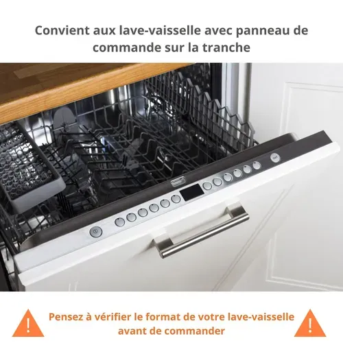Façade Pour Lave-vaisselle Tout Intégrable Lovia Blanc Mat L 60 Cm