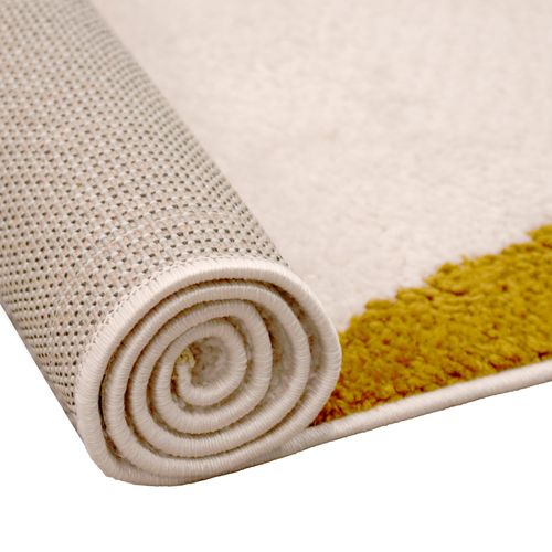 Tapis 160x230 cm MIRANDA Ocre vue accessoires