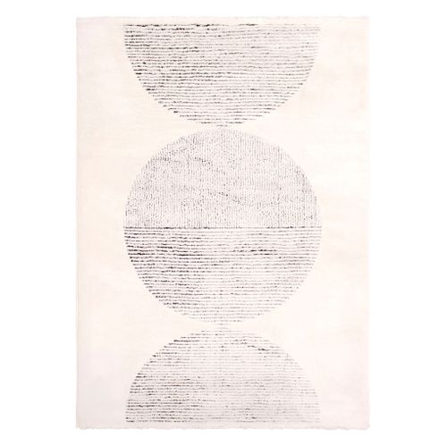 Tapis 120x170 cm BETTY Ecru vue de face