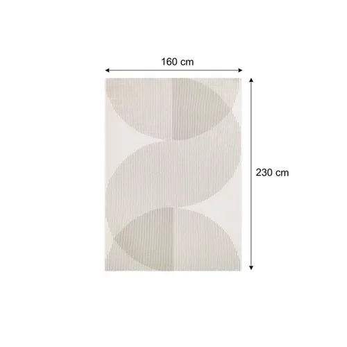 Tapis 160x230 cm GIULIA Kaki