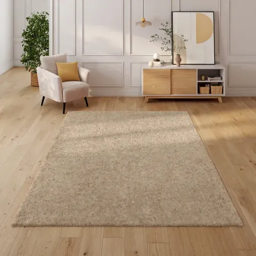 Tapis 200x290 cm LUZ Beige vue d'ambiance 1