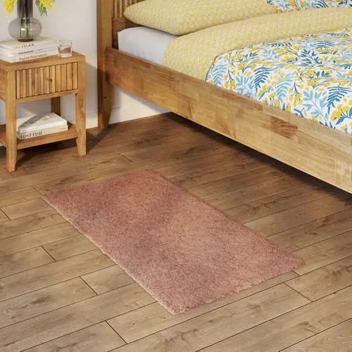 Tapis 60x115 cm LUZ Rose vue d'ambiance 1