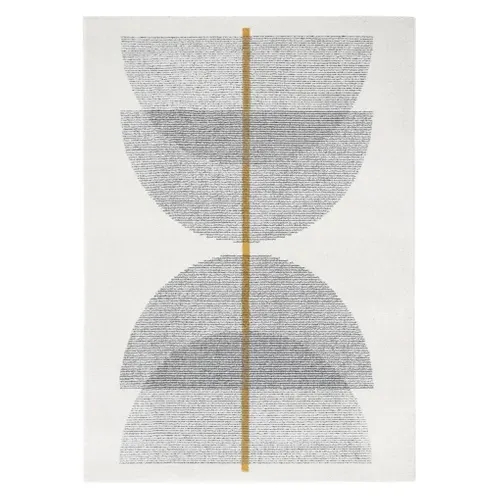 Tapis 120x170 cm VINCE Jaune vue de face