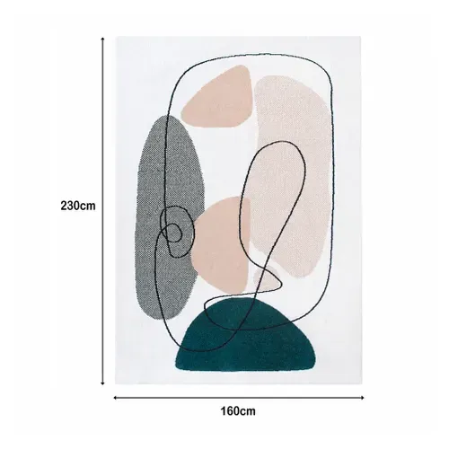 Tapis 160x230 cm SOLANGE Vert