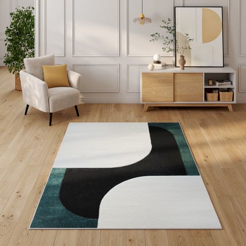 Tapis 160x230 cm SOPHIA Vert vue d'ambiance 1