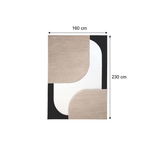 Tapis 160x230 cm SOPHIA Beige