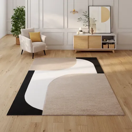 Tapis 200x290 cm SOPHIA Beige vue d'ambiance 1