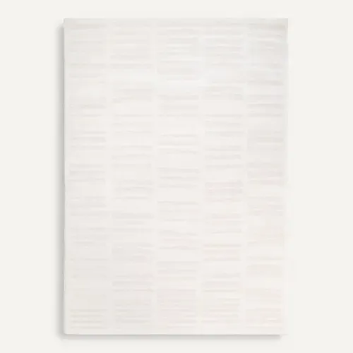Tapis 160x230 cm BILY Blanc vue de face