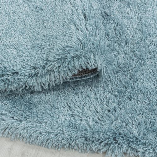 Tapis Confortable Fluffy Bleu 240x340 Cm