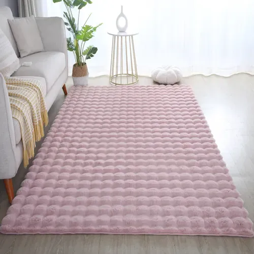 Tapis Motif Damier Odda Moka 160x230 Cm