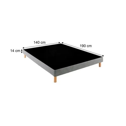 Sommier ferme 140x190 cm BULTEX EXACT 2