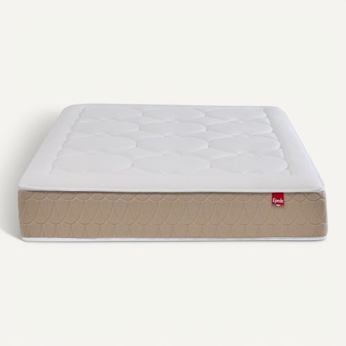 Matelas ressorts 120x190 cm EPEDA CLEMAE 2 avec latex ép.25 cm vue de face
