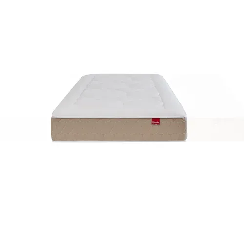 Matelas ressorts 80x200 cm EPEDA CLEMAE 2 avec latex ép.25 cm vue de face