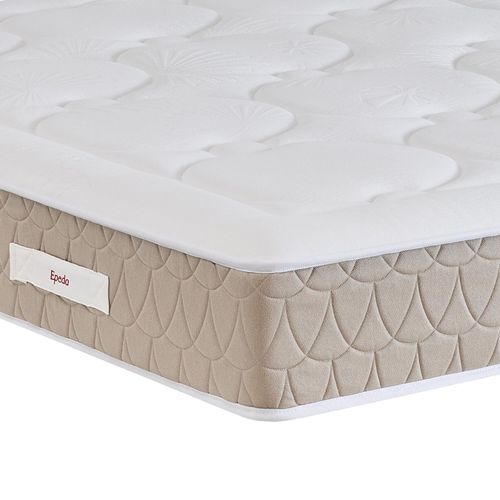 Matelas ressorts 90x200 cm EPEDA CLEMAE 2 avec latex ép.25 cm vue accessoires