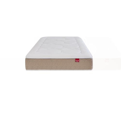 Matelas ressorts 90x200 cm EPEDA CLEMAE 2 avec latex ép.25 cm vue de face