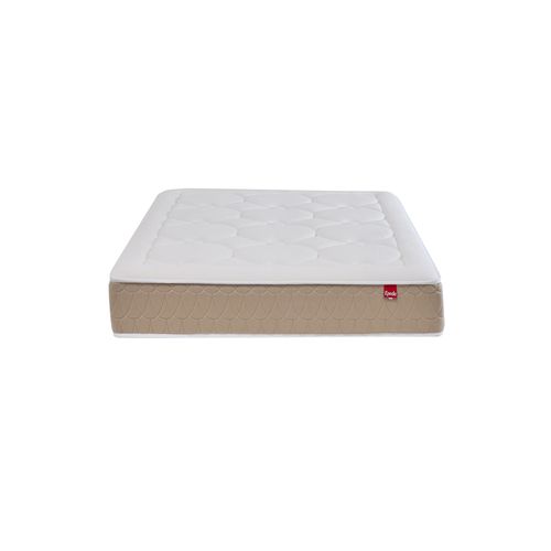 Matelas ressorts 120x200 cm EPEDA CLEMAE 2 avec latex ép.25 cm vue de face