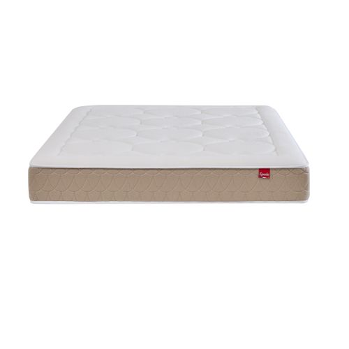 Matelas ressorts 200x200 cm EPEDA CLEMAE 2 avec latex 2 ép.25 cm