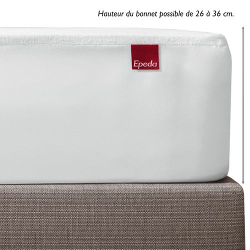 Protège Matelas Excellence 100% Coton 140x190 Cm