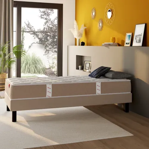 Matelas ressorts 80x200 cm avec mémoire de forme EGERIE 3 ép.24 cm vue d'ambiance 1