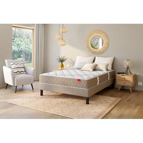 Sommier bronze 140x190 cm EPEDA EGERIE 3 MEDIUM
