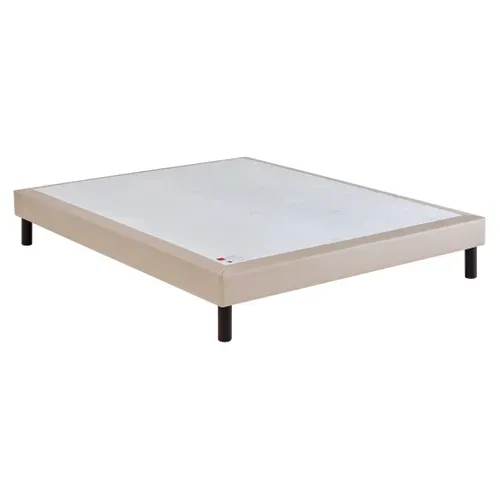 Sommier bronze 140x190 cm EPEDA EGERIE 3 MEDIUM vue 3/4