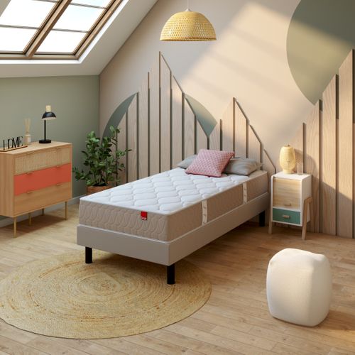 Sommier bronze 80x210 cm EPEDA EGERIE 3 MEDIUM vue d'ambiance 1