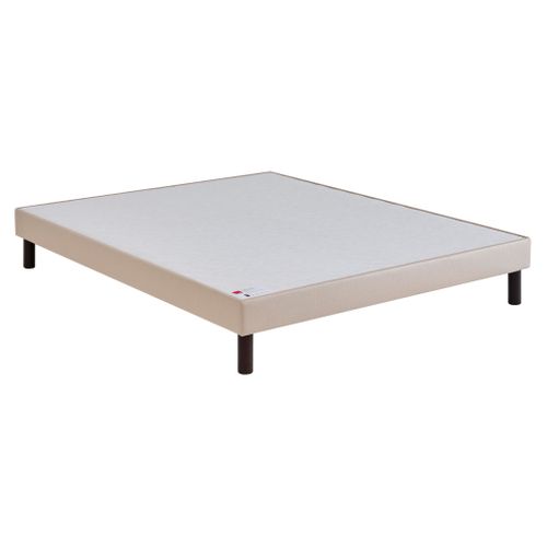 Sommier bronze 160x200 cm EPEDA BOMBA FERME vue 3/4
