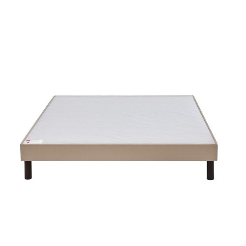 Sommier bronze 140x190 cm EPEDA BOMBA FERME vue de face