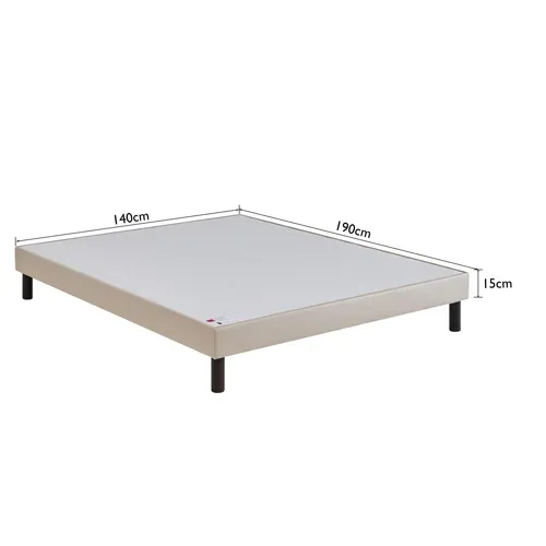 Sommier bronze 140x190 cm EPEDA BOMBA FERME