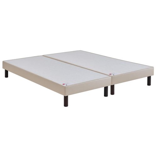 Sommier bronze 2x80x200 cm EPEDA BOMBA FERME vue 3/4