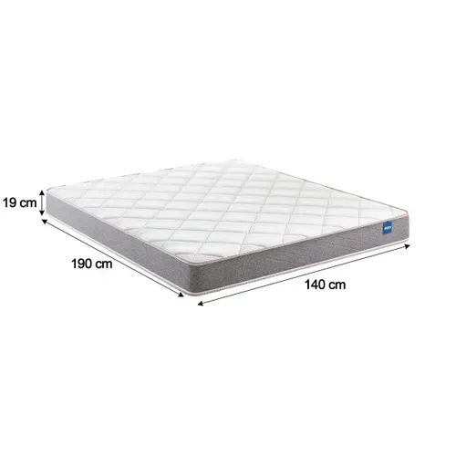 Matelas mousse 140x190 cm BULTEX EXACT 4 ép.19 cm