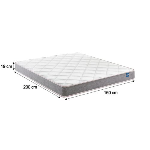 Matelas mousse 160x200 cm BULTEX EXACT 4 ép.19 cm