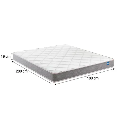 Matelas mousse 180x200 cm BULTEX EXACT 4 ép.19 cm