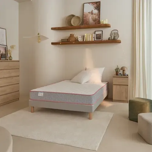 Matelas + sommier 140x190 cm MERINOS GUINGUETTE 2