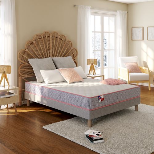 Matelas + sommier 140x190 cm MERINOS GUINGUETTE 2