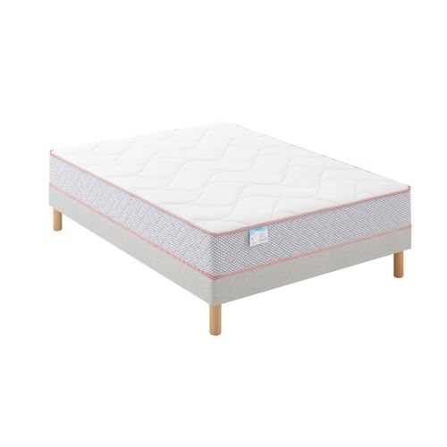 Matelas hybride 140x190 cm MERINOS POP ép.22 cm