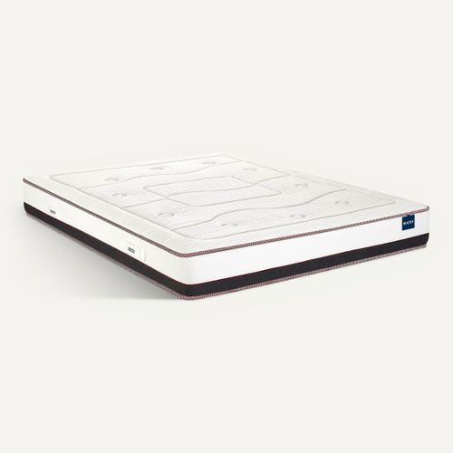 Matelas mousse 160x200 cm avec mémoire de forme PRESTIGIEUX ép.25 cm vue 3/4