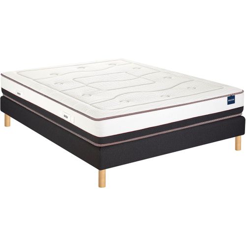 Matelas mousse 160x200 cm avec mémoire de forme PRESTIGIEUX ép.25 cm