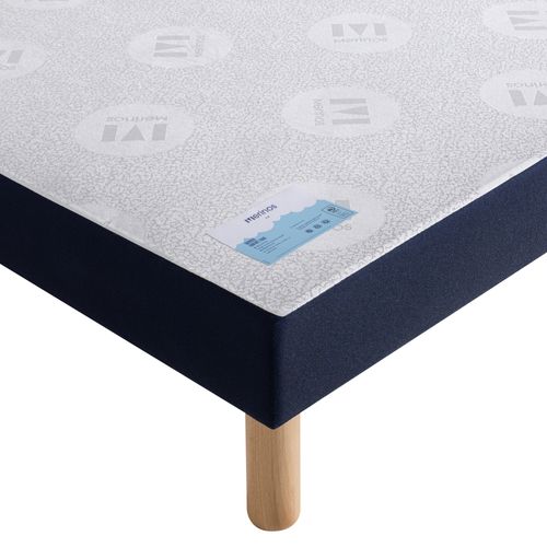 Sommier bleu 80x200 cm MERINOS IMBATTABLE FERME vue détaillée