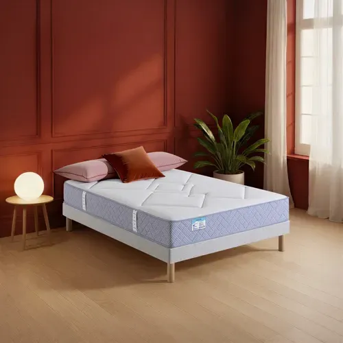 Matelas hybride 160x200 cm avec latex SWEET ép.24 cm vue d'ambiance 1