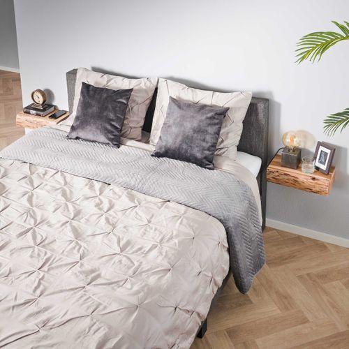 Table De Chevet En Bois Massif Albero L 1 Tiroir  (lot De 2)