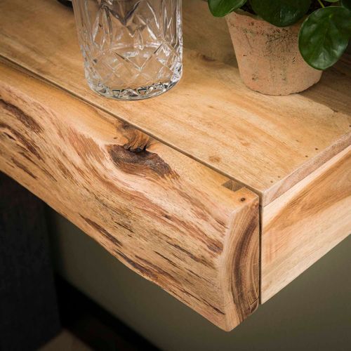 Table De Chevet En Bois Massif Albero L 1 Tiroir  (lot De 2)